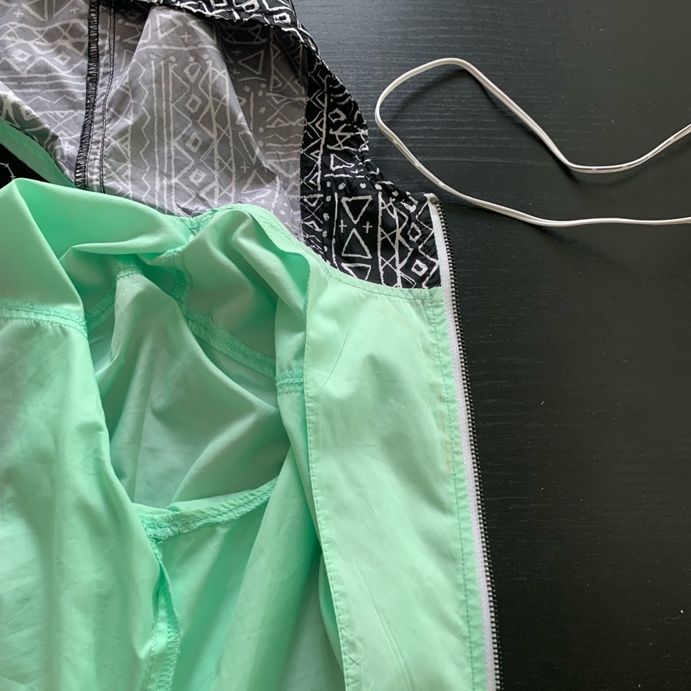 Empyre jacket mint tribal zip front ☔️ - Picture 6 of 7